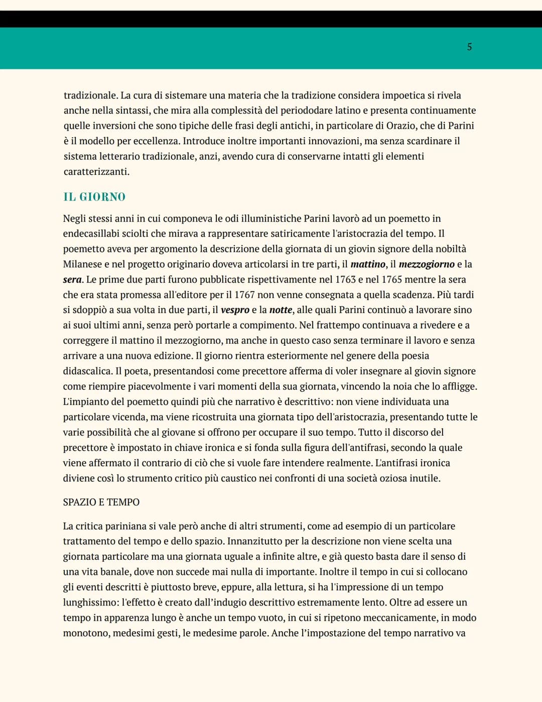 GIUSEPPE PARINI
VITA
Giuseppe Parino, chi preferì più tardi modificare il proprio cognome in Parini, nacque il 23
maggio 1729 a Bosisio da u