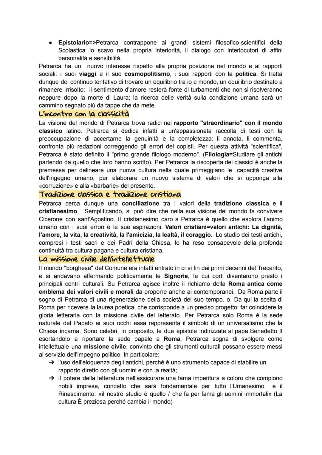 PETRARCA
l'infanzia e la giovinezza
Francesco Petrarca nasce ad Arezzo il 20 luglio del 1304. Da Arezzo la famiglia si sposta a
Incisa (oggi