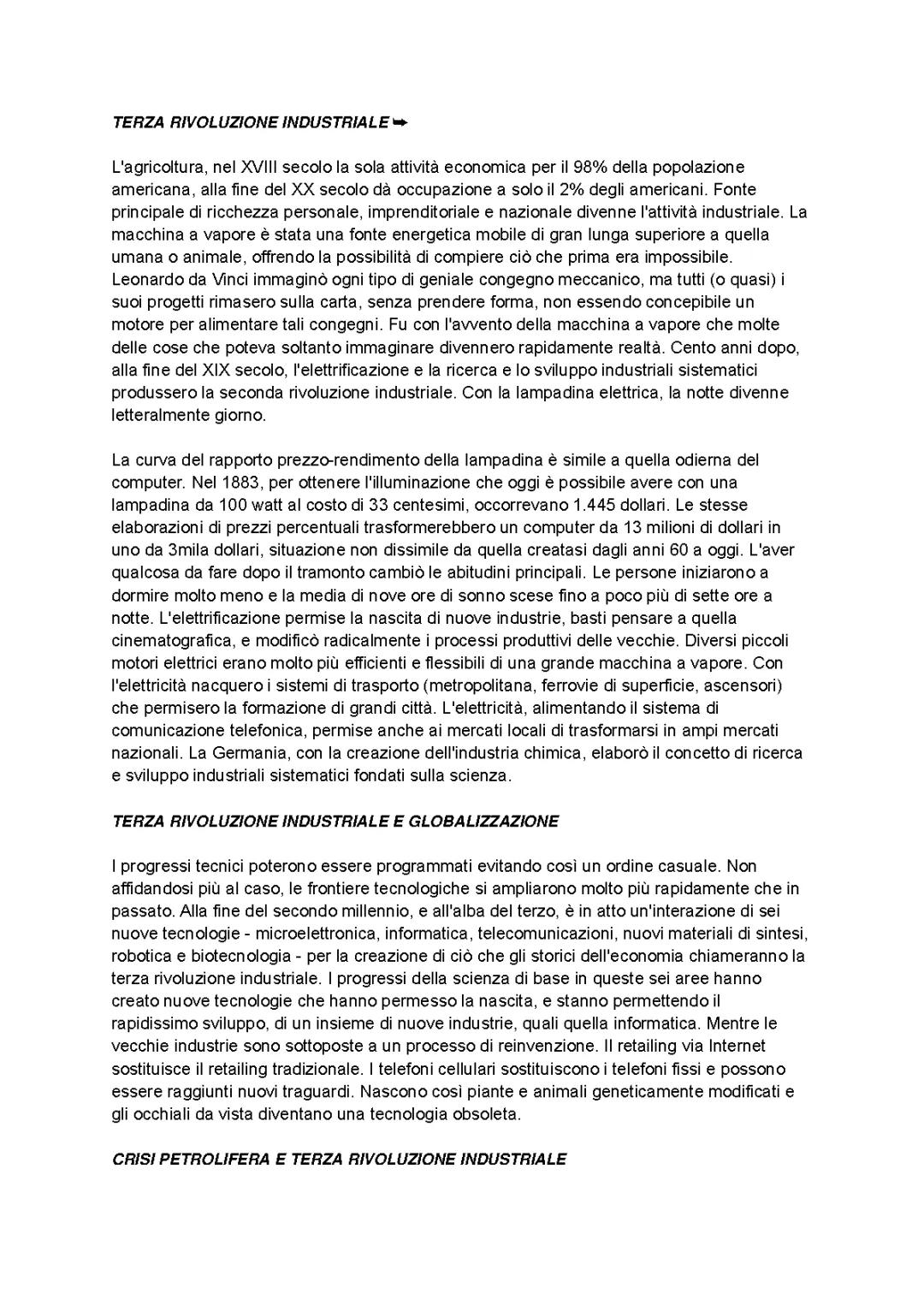 La Rivoluzione Industriale: Riassunto e Schemi delle Tre Rivoluzioni in Inghilterra e Italia