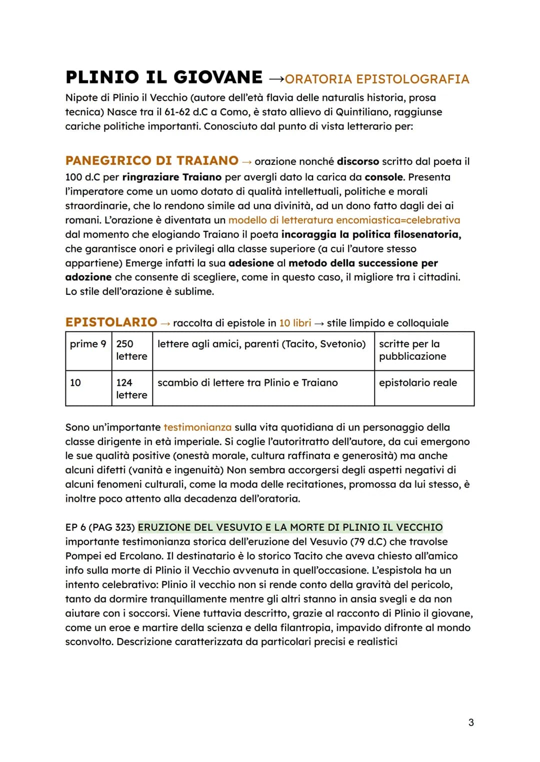 ETA' DI TRAIANO E ADRIANO (96-138 d.C)
rivede la ripresa di alcuni generi letterari: la poesia lirica, la biografia (Svetonio), la
storiogra