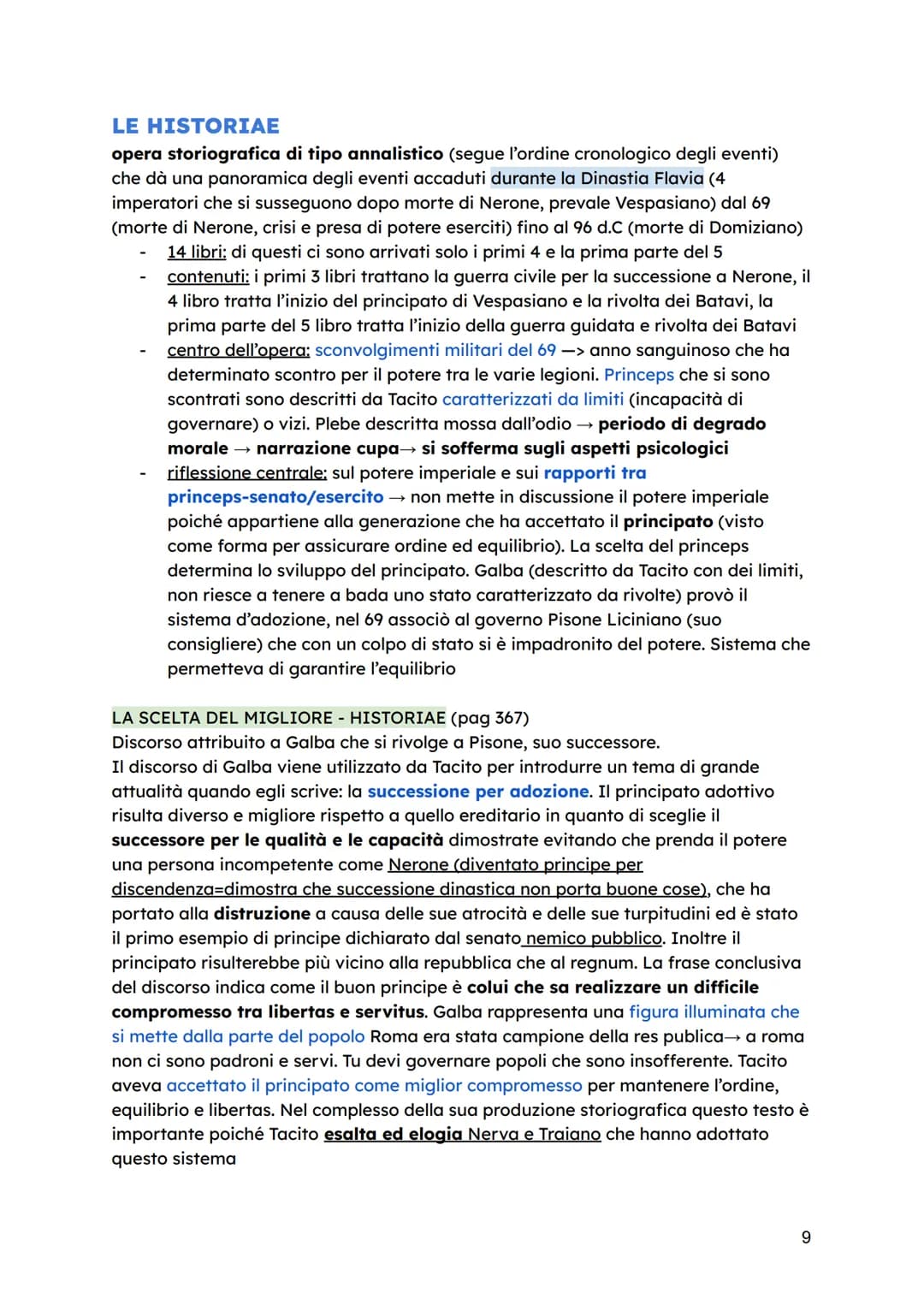 ETA' DI TRAIANO E ADRIANO (96-138 d.C)
rivede la ripresa di alcuni generi letterari: la poesia lirica, la biografia (Svetonio), la
storiogra