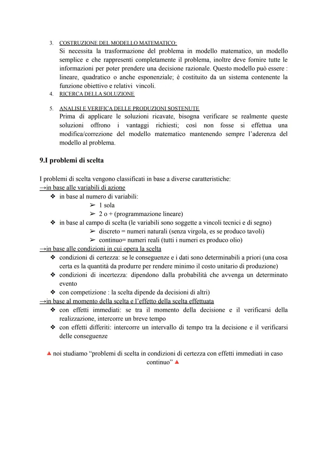 LA PROGRAMMAZIONE LINEARE
1. Cos'è la programmazione lineare?
La programmazione lineare è una sezione della ricerca operativa,essa ha un'amp