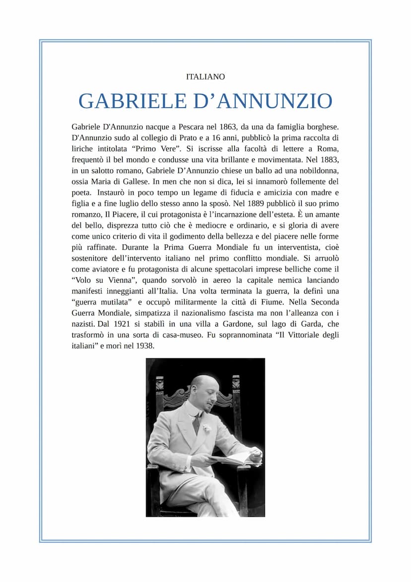 # Elaborato d'Esame

# LA MODA





Classe 3°
Sezione C
IC Corrado Melone COLLEGAMENTI
ITALIANO: D'Annunzio
GEOGRAFIA: Brasile
RELIGIONE: Cr