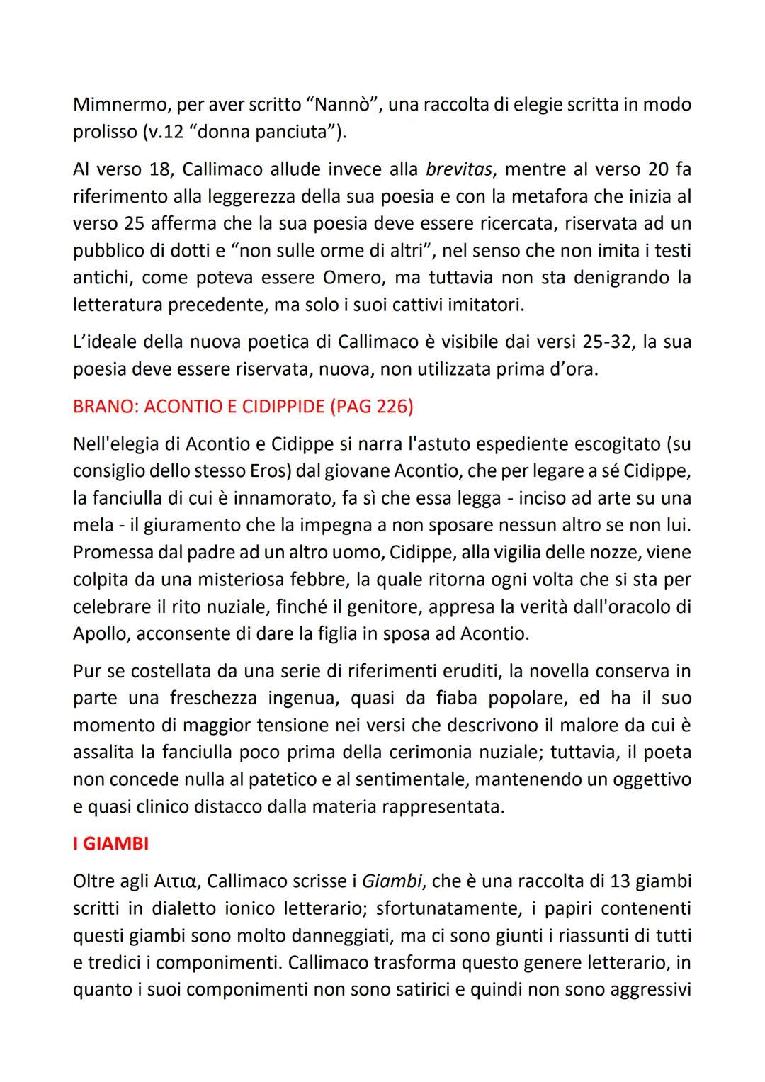 # CALLIMACO

Callimaco è il principale esponente dell'età Ellenistica; egli, infatti, visse nel
II secolo a.C., ovvero in piena età Ellenist