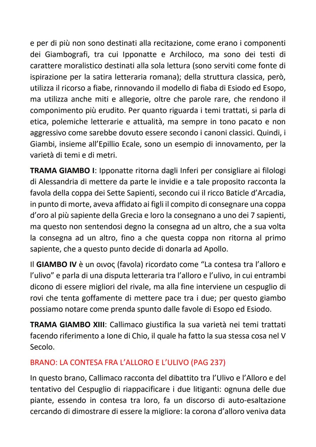 # CALLIMACO

Callimaco è il principale esponente dell'età Ellenistica; egli, infatti, visse nel
II secolo a.C., ovvero in piena età Ellenist