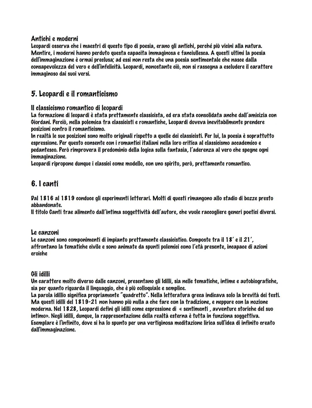 Giacomo Leopardi
1. La vita
Leopardi nasce il 29 giugno 1798 a Recanati. Appartiene ad una famiglia nobiliare, ma in condizioni di
ristrette