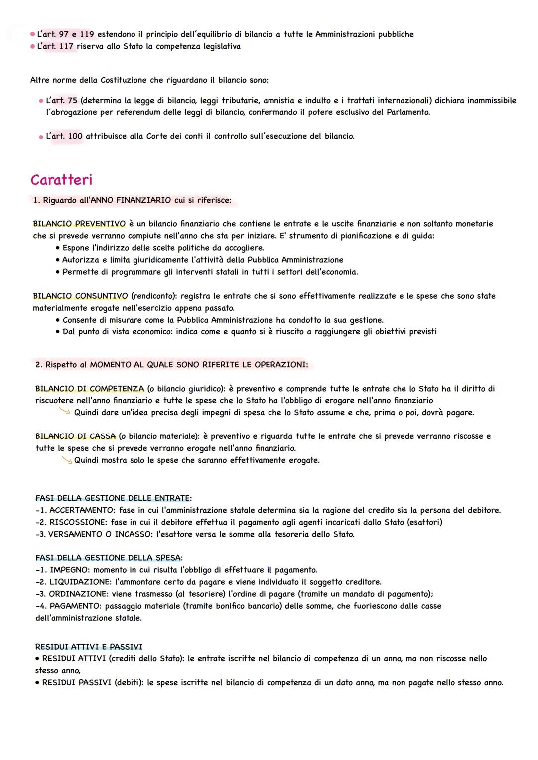 # IL BILANCIO DELLO STATO

espone, in un unico prospetto contabile, le entrate e le spese dell'Amministrazione
statale relative a un determi