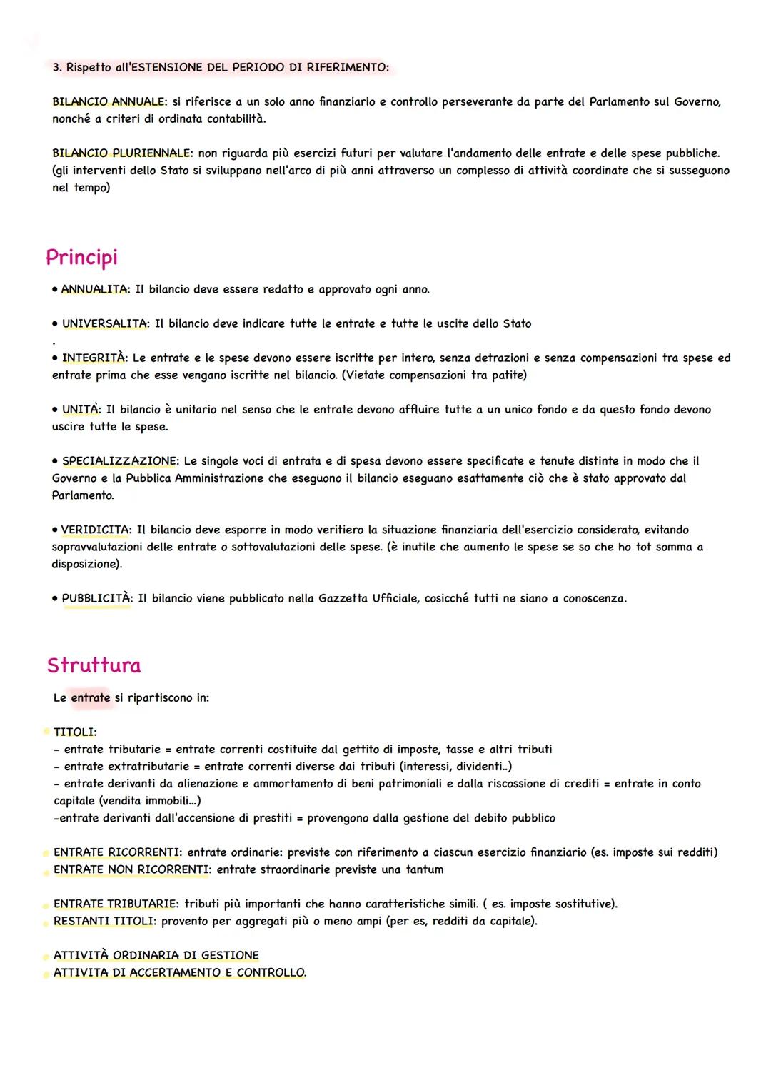 # IL BILANCIO DELLO STATO

espone, in un unico prospetto contabile, le entrate e le spese dell'Amministrazione
statale relative a un determi