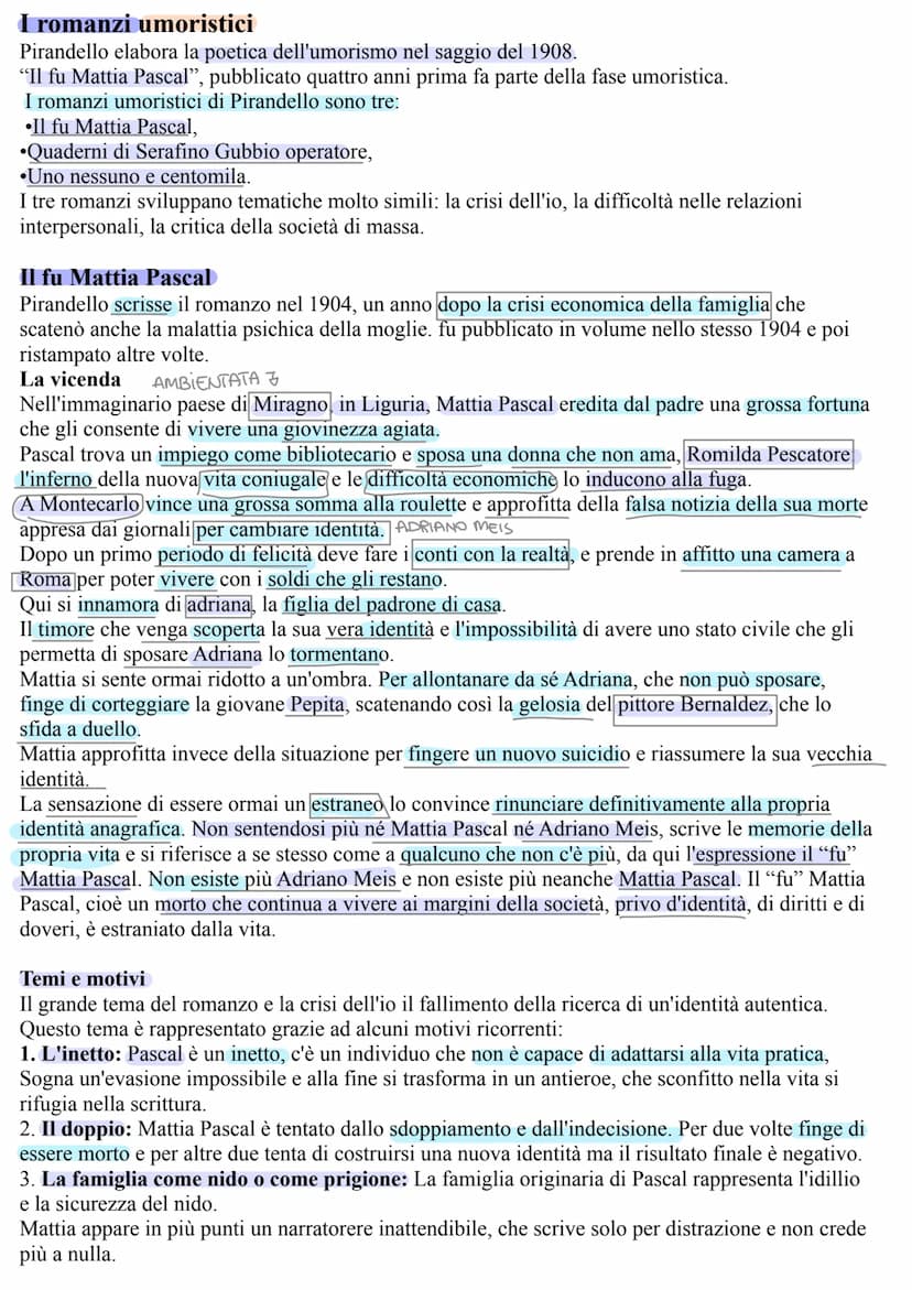 Luigi Pirandello
•Luigi Pirandello nasce nel 1867 ad Agrigento da una famiglia abbastanza agiata, ma
economicamente instabile: il padre, ges