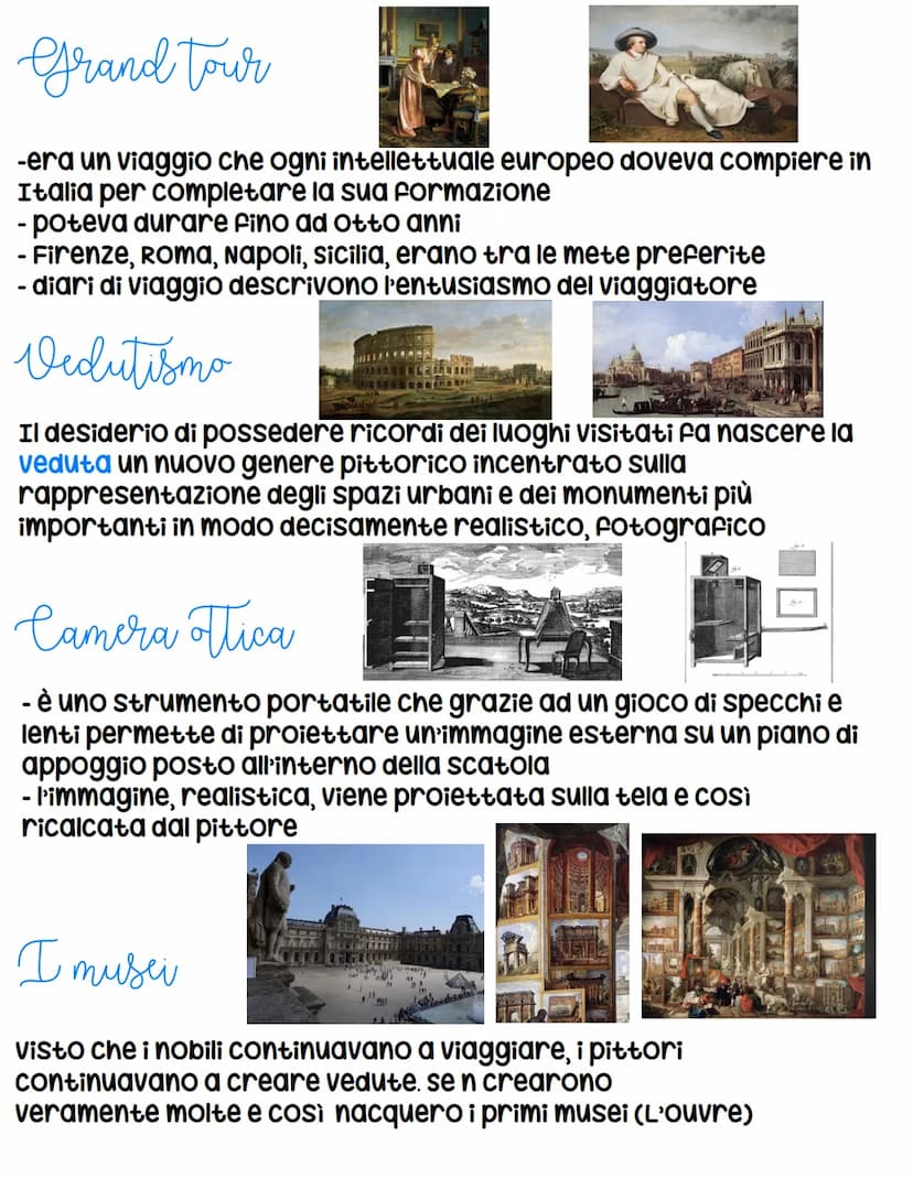Il settecento
- diffusione dell' Illuminismo
- rivoluzione industriale
- nasce il movimento del neoclassicismo
- rivoluzione francese
- sali