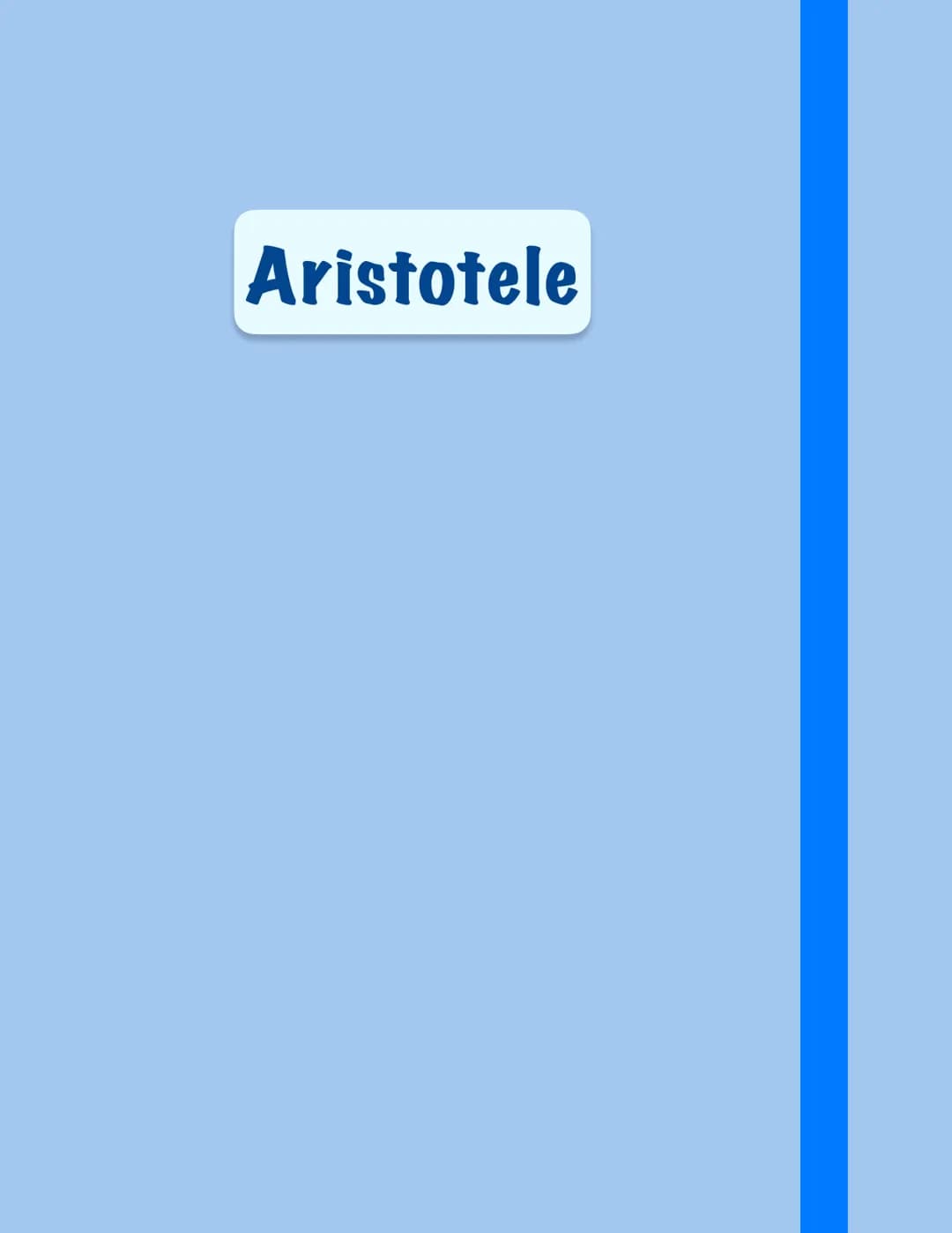 
<p>Aristotele nacque a Stagira nel 384 a.C. Era il figlio del medico Nicomano, che lavorava presso la corte di Filippo.</p>
<h2 id="educazi