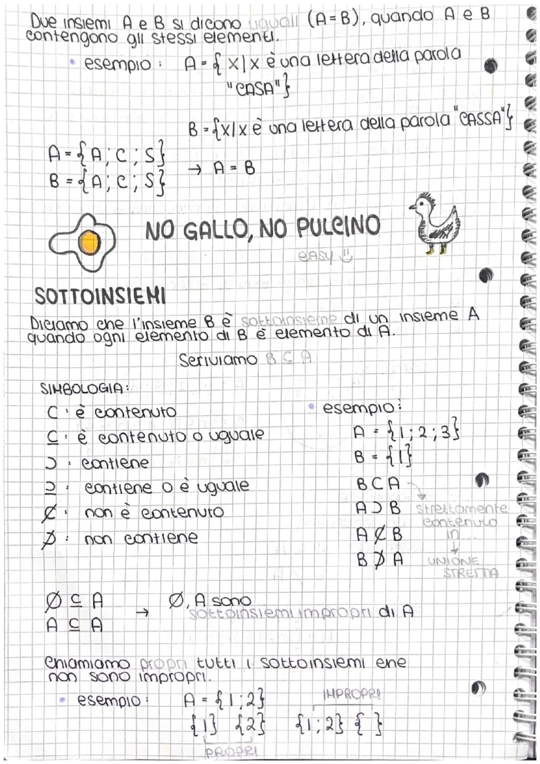 K R R R R R R R A R R R R R A R R R R R R R
C
O
Insiemi
CAPITOLO 4
A numero finito di elementi
Sia A un insieme FINITO.
Chiamiamo CARDINALIT