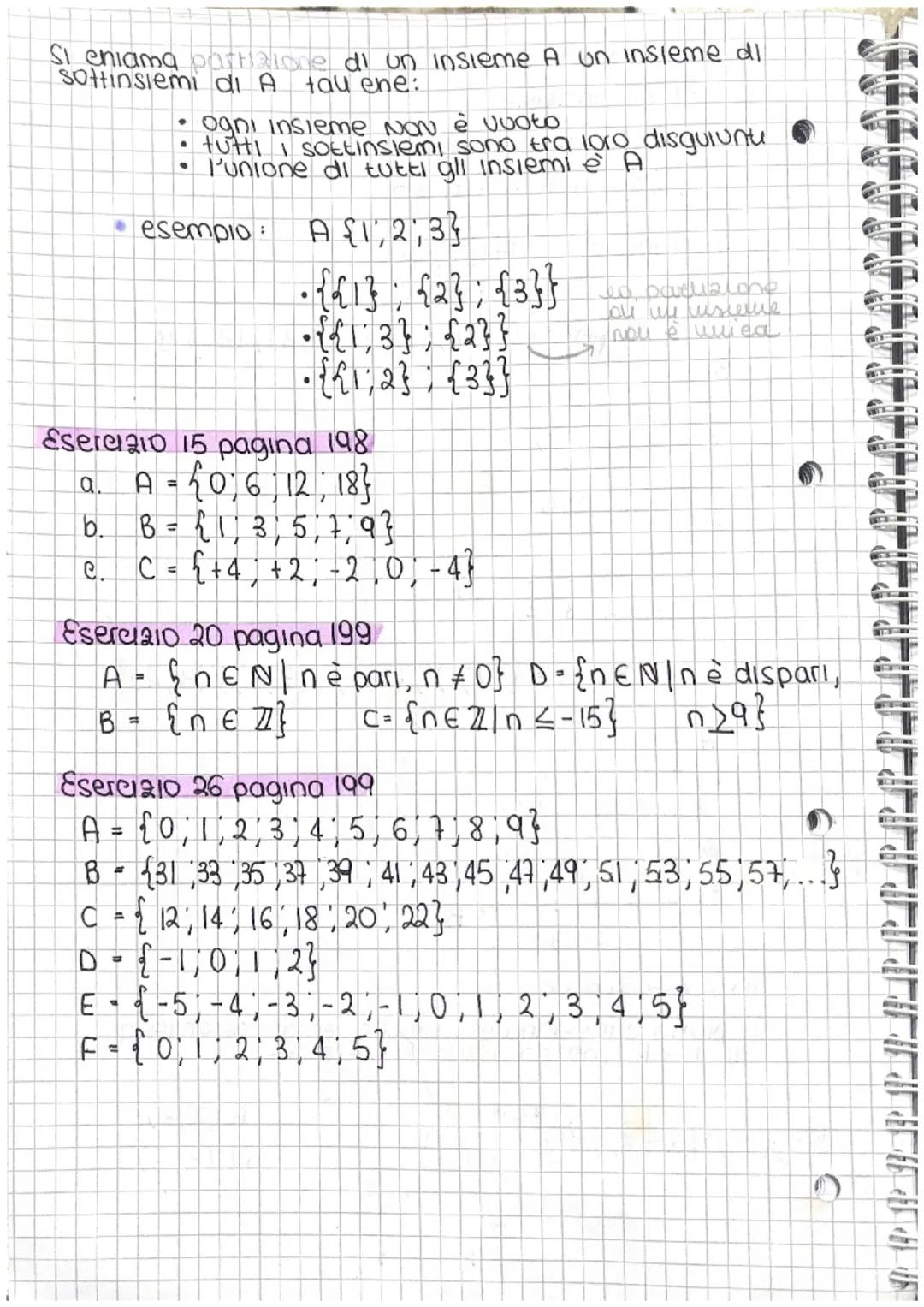 K R R R R R R R A R R R R R A R R R R R R R
C
O
Insiemi
CAPITOLO 4
A numero finito di elementi
Sia A un insieme FINITO.
Chiamiamo CARDINALIT