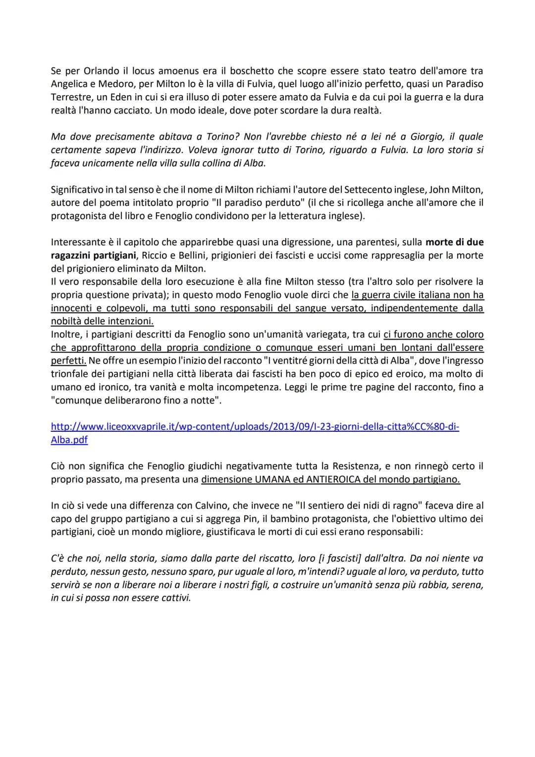 Beppe Fenoglio
Tra Resistenza e Langhe
Cenni biografici
Dai ricordi di Chiodi:
●
●
1922: nasce ad Alba, da famiglia modesta (il padre,
antif