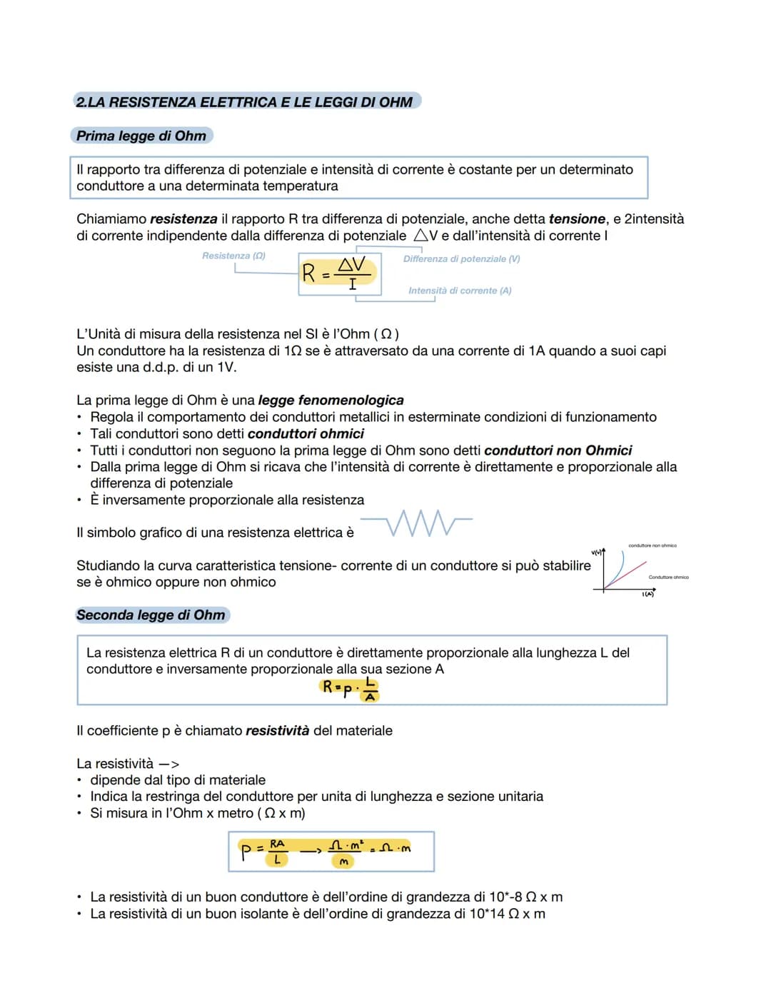 Capitolo 1
fisica
LA CORRENTE ELETTRICA
1.LA CORRENTE ELETTRICA NEI SOLIDI
Il modo più semplice per produrre e osservare gli effetti di una 