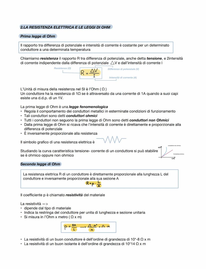 Capitolo 1
fisica
LA CORRENTE ELETTRICA
1.LA CORRENTE ELETTRICA NEI SOLIDI
Il modo più semplice per produrre e osservare gli effetti di una 