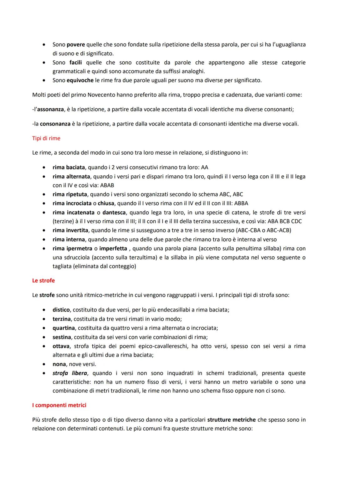 STRUTTURA DEL TESTO POETICO
Piano denotativo e piano connotativo
In un testo poetico possiamo distinguere due livelli di significato:
-Nel p