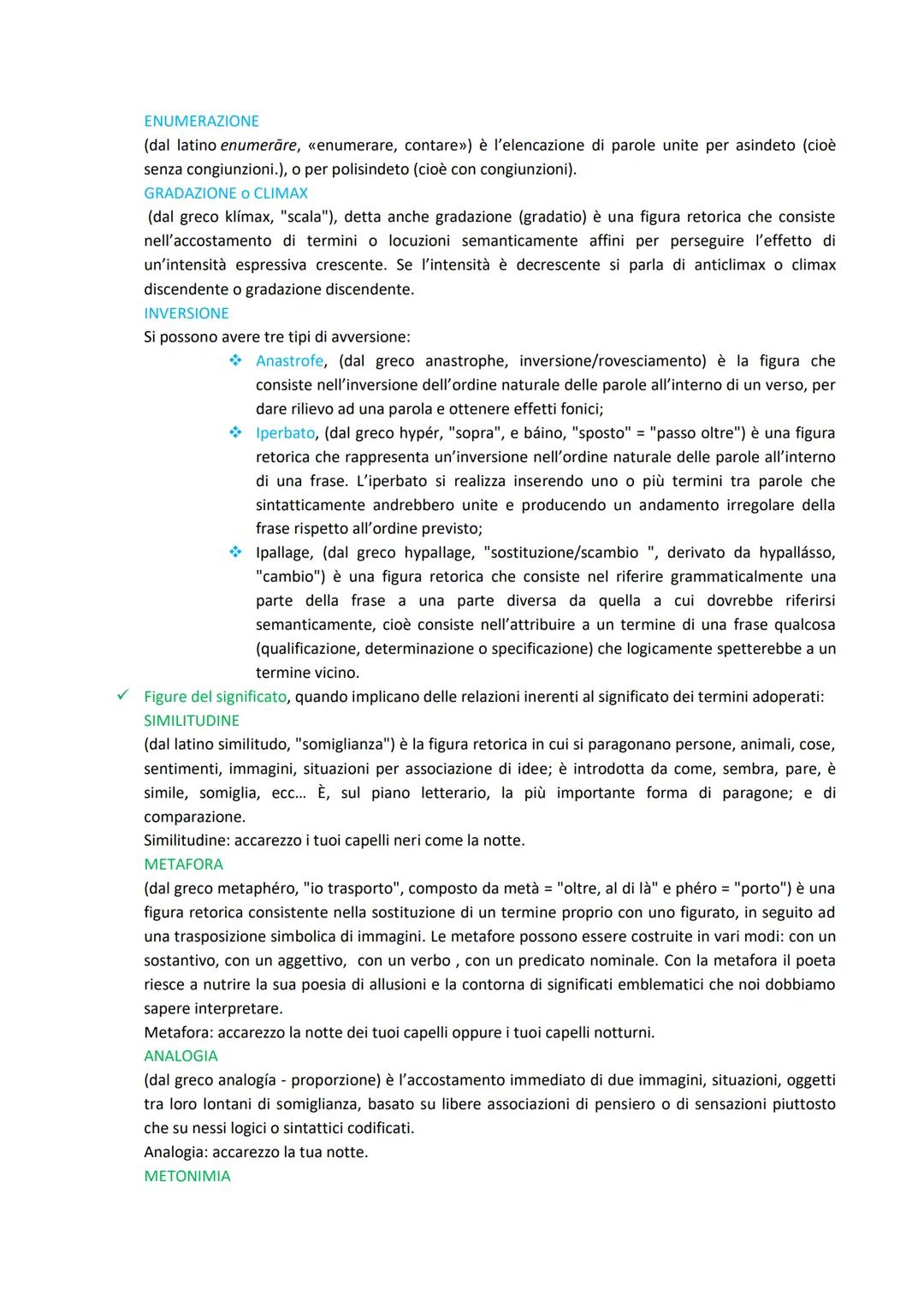 STRUTTURA DEL TESTO POETICO
Piano denotativo e piano connotativo
In un testo poetico possiamo distinguere due livelli di significato:
-Nel p