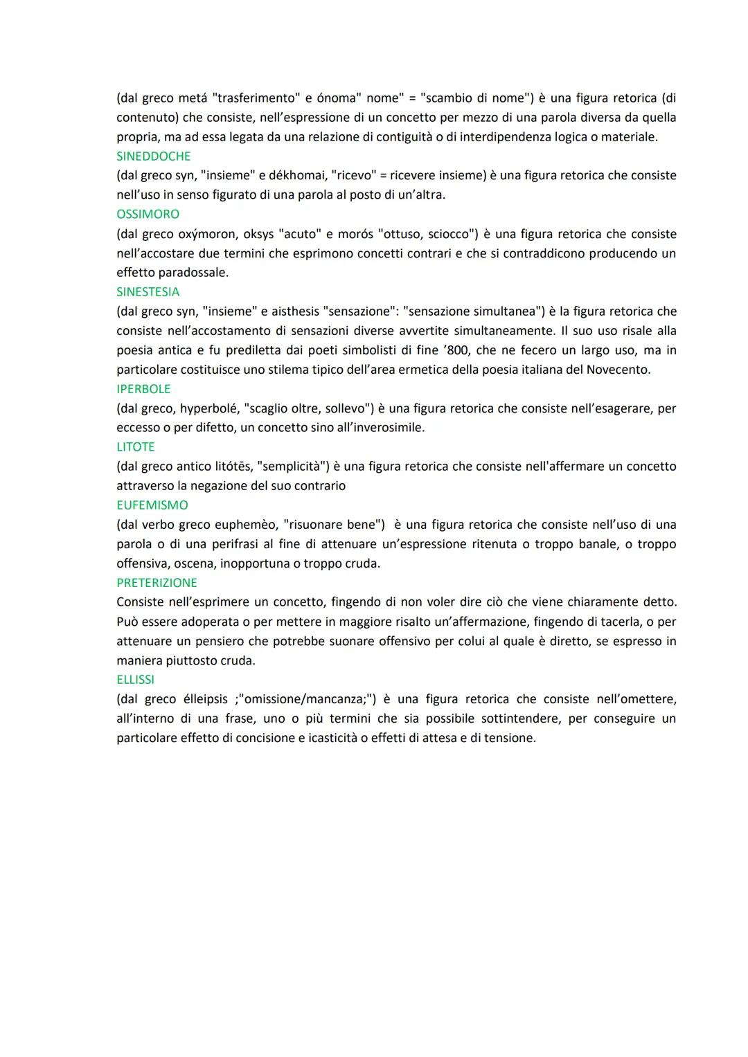 STRUTTURA DEL TESTO POETICO
Piano denotativo e piano connotativo
In un testo poetico possiamo distinguere due livelli di significato:
-Nel p
