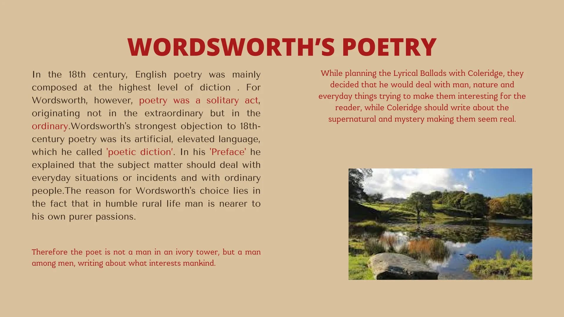 WORDSWORT LIFE AND WORKS
brutal, destructive
developments of the Revolution
and the declaration of war
between England and France in
1793 br