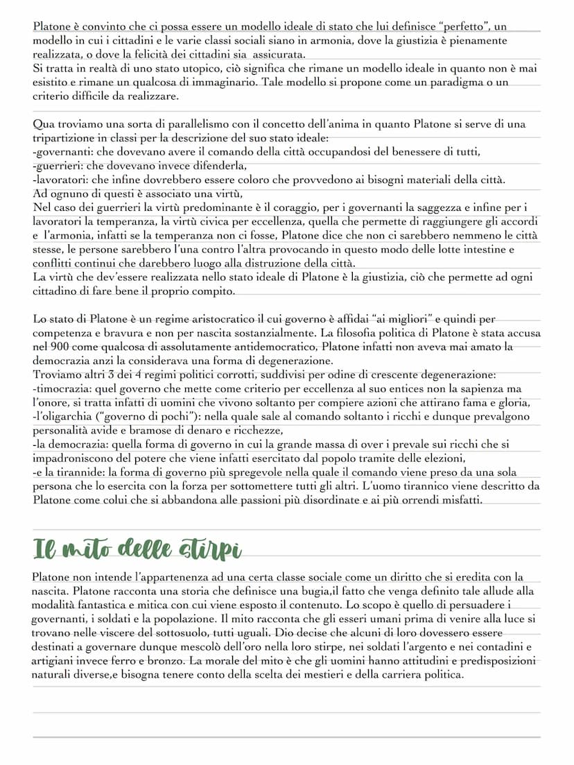 Platone
Platone nasce ad Atene nel 427 a.C. da una famiglia
aristocratica, che vanta la discendenza del re Codro,
l'ultimo leggendario sovra
