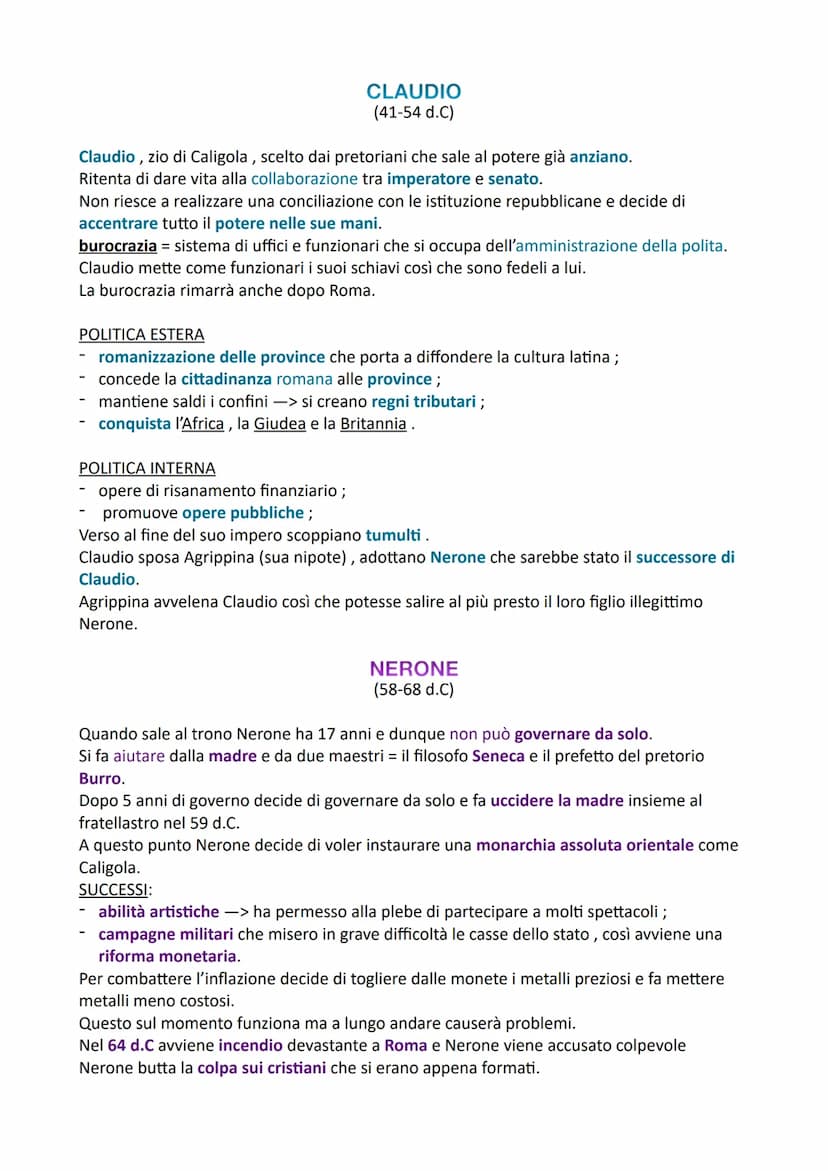 TIBERIO
(14-37 d.C)
Tiberio si fece dare il consenso dal senato per governare ->si fece ratificare.
Tiberio iniziò una nuova dinastia : Giul
