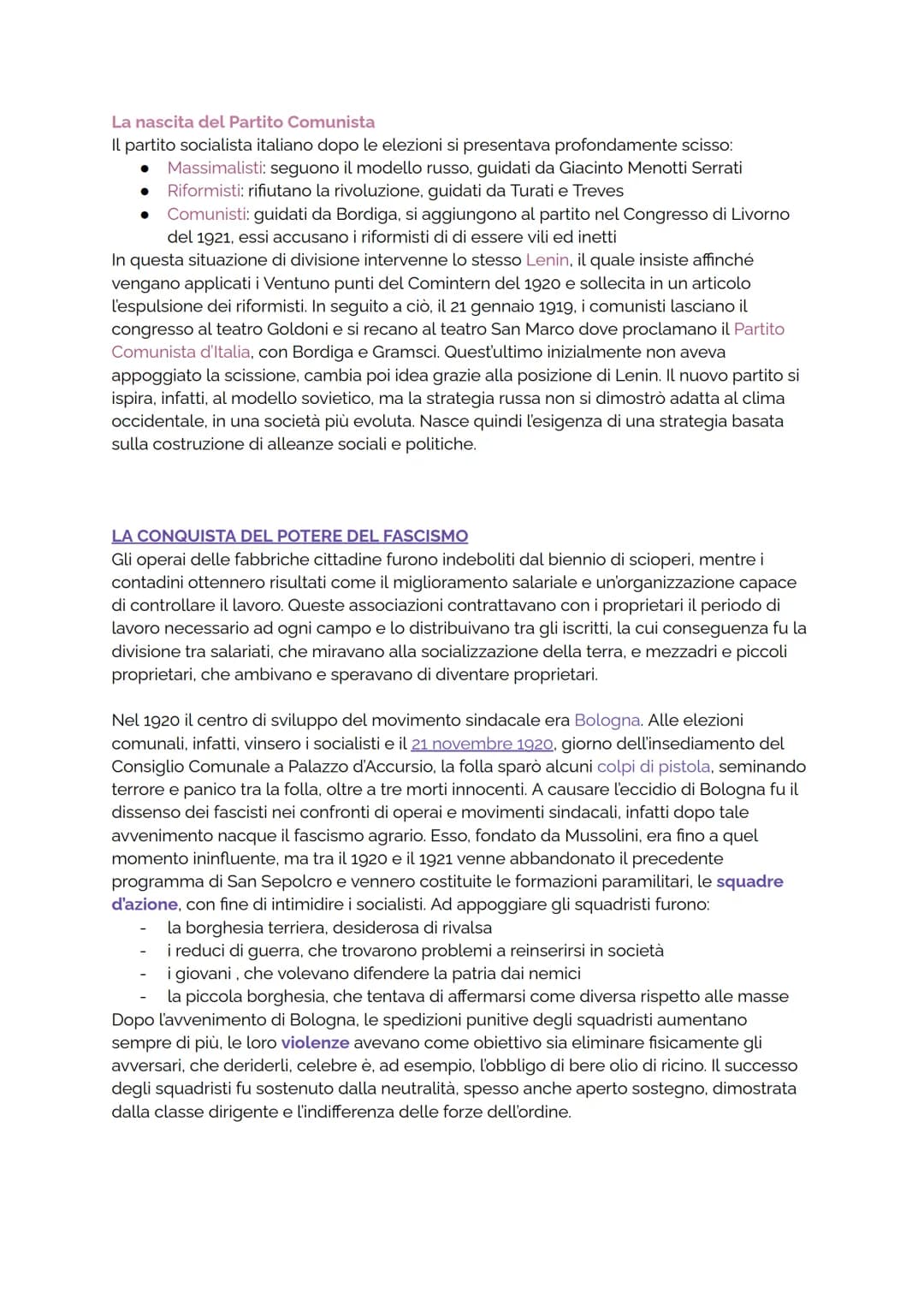 IL FASCISMO
LA CRISI DEL DOPOGUERRA
Il trattato di Versailles, la vittoria mutilata italiana
Al termine del primo conflitto mondiale, il 18 