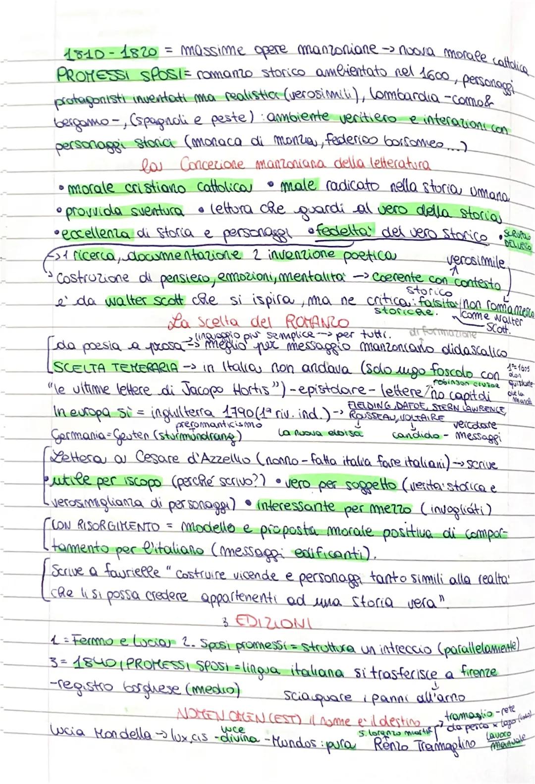 no diritti, no coerenza
↑
・illegittimita pena di morte
pena (nobilitativa) in propor-
zione al reato
Alessandro Manzoni - Vita
il nonno (Ces