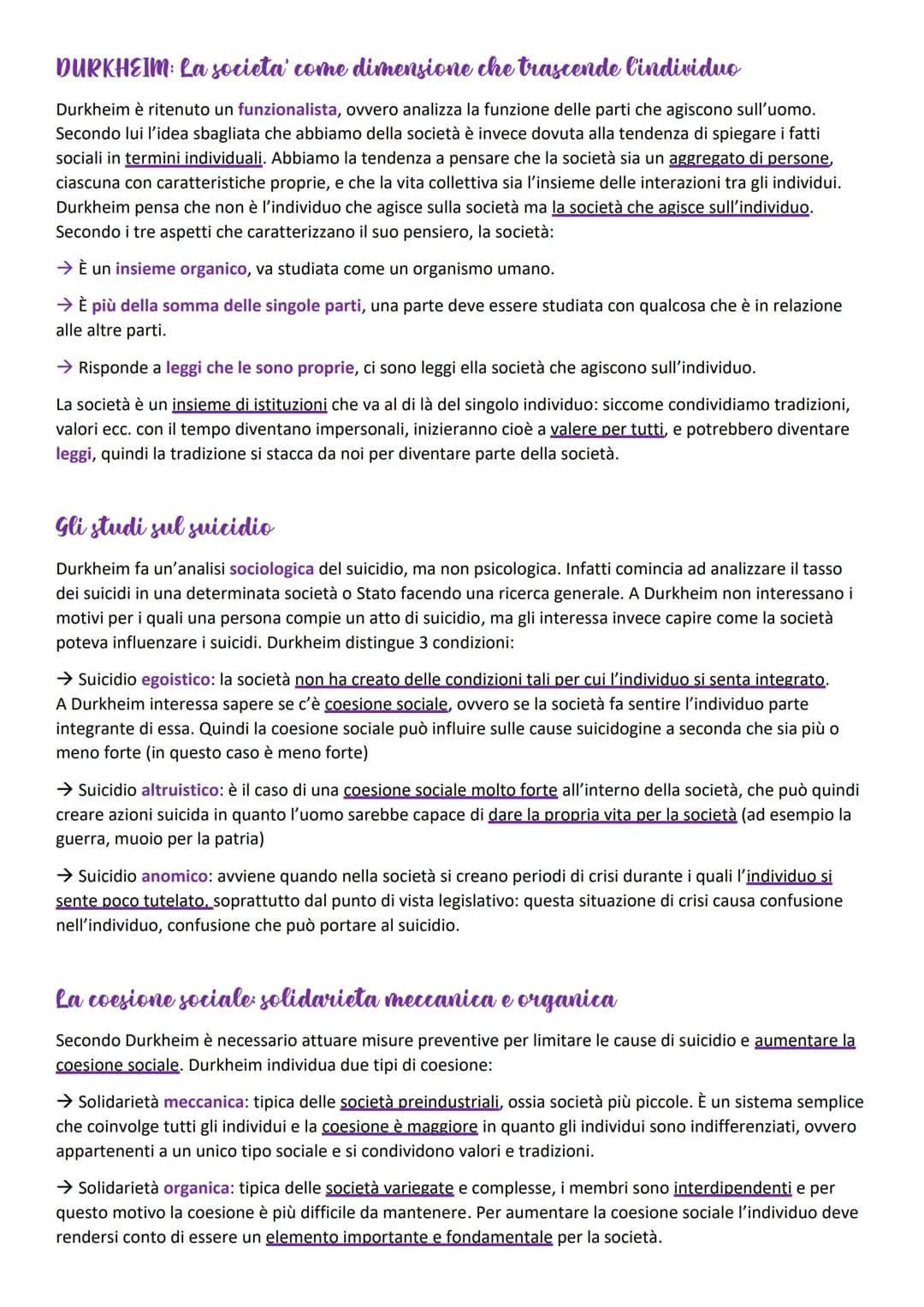 I classici della sociologia
CAPITOLO 1: IL CONTESTO STORICO SOCIALE
La nascita della disciplina
A partire dalla metà del XIX secolo nasce un