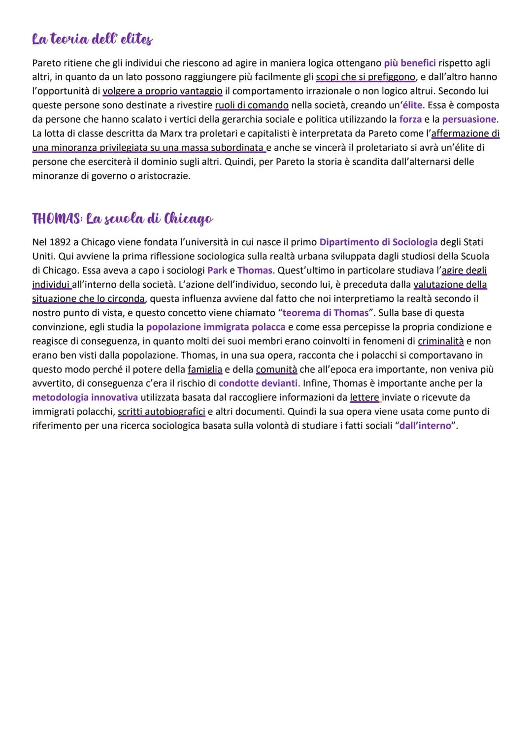 I classici della sociologia
CAPITOLO 1: IL CONTESTO STORICO SOCIALE
La nascita della disciplina
A partire dalla metà del XIX secolo nasce un