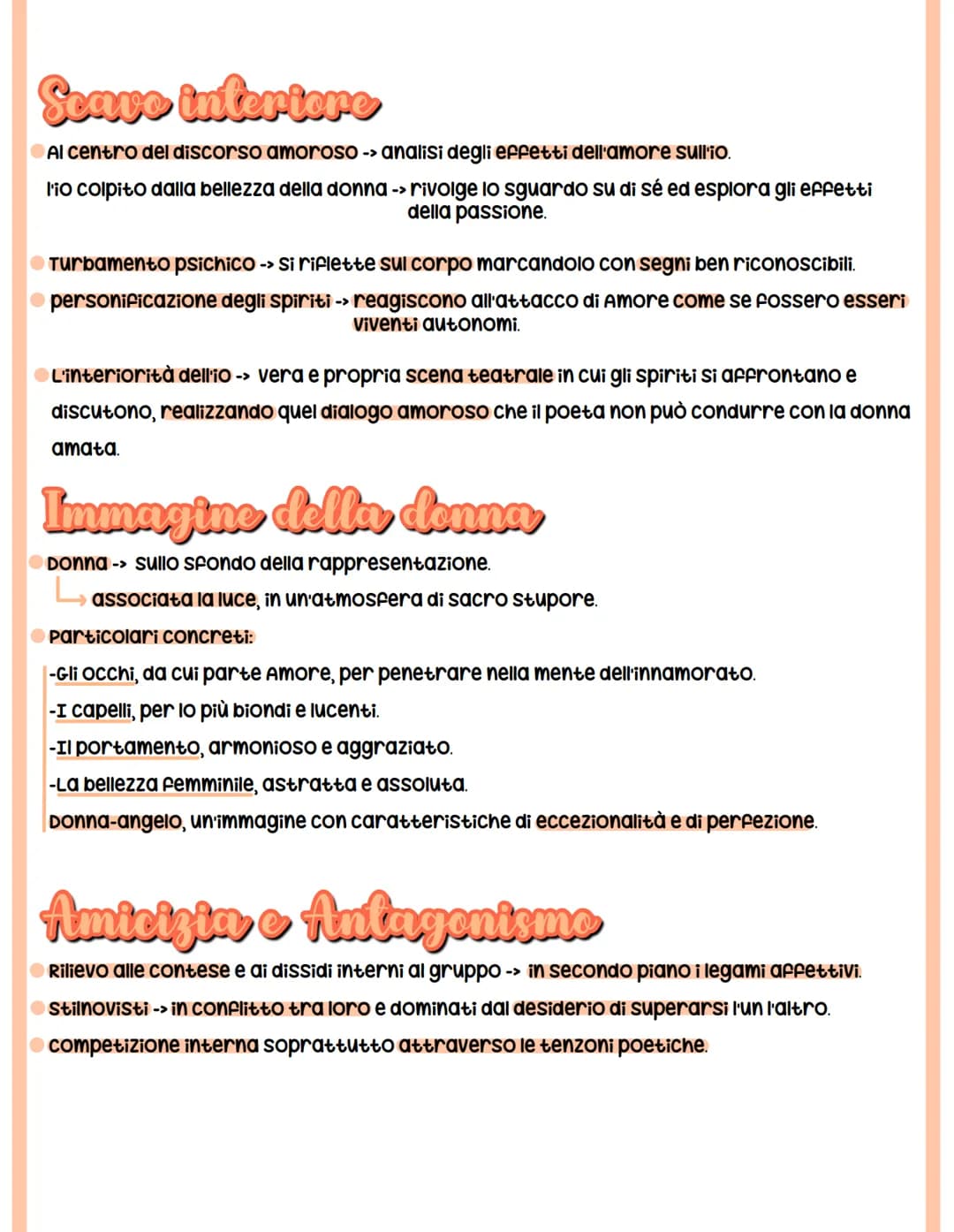 Delco Stil Nevo
Rifiuto della maniera peetion di Guittone
Toscana -> lingua carica di artifici retorici, tortuosa e oscura.
contro questa ma