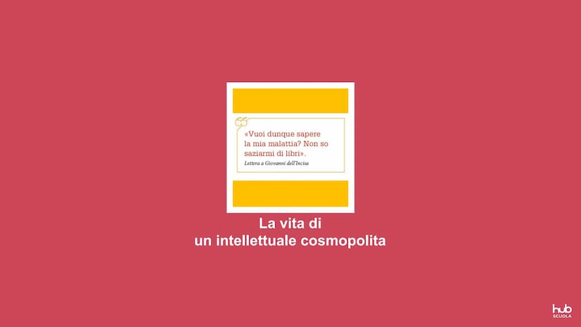 Francesco Petrarca:
la voce dell'io diviso
K «Vuoi dunque sapere
la mia malattia? Non so
saziarmi di libri>>.
Lettera a Giovanni dell'Incisa