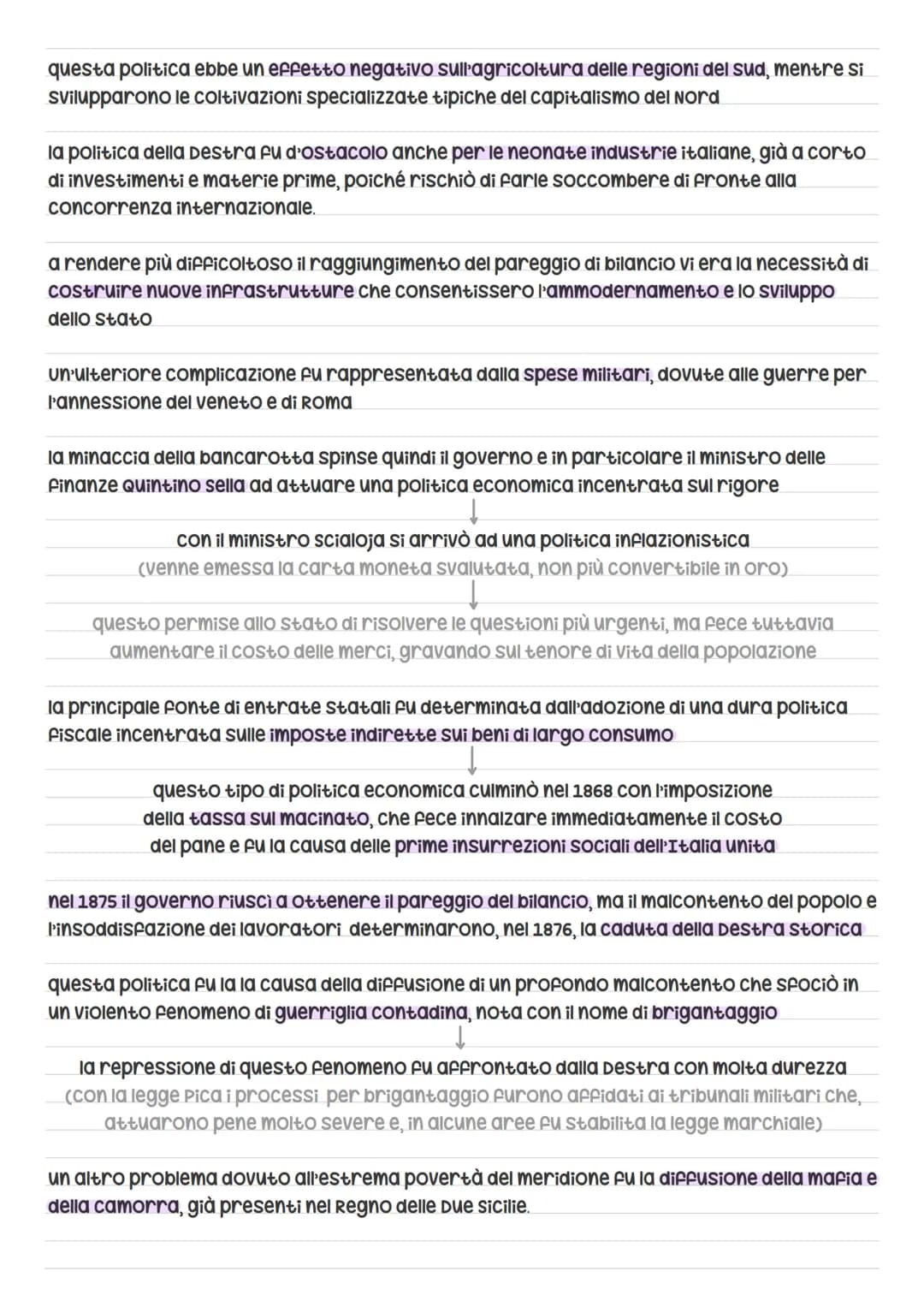 la Destra e la Sinistra storiche
il diritto di voto era riservato ai soli maschi di età superiore ai 25 anni che, oltre a saper
leggere e sc