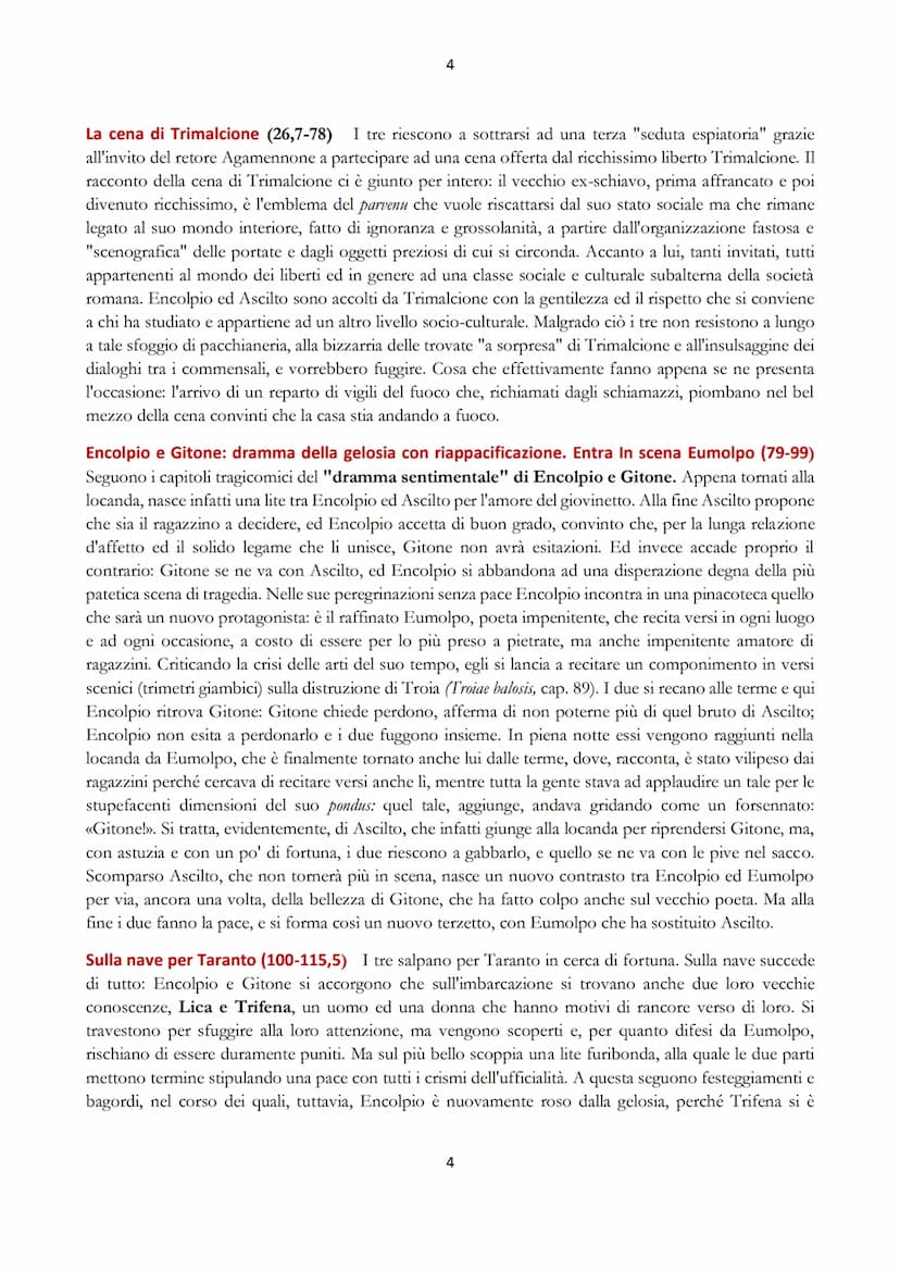 1
IL SATYRICON DI PETRONIO
1. GLI ENIGMI DEL SATYRICON
Il Satyricon, una delle opere più interessanti, e sicuramente la più originale, della