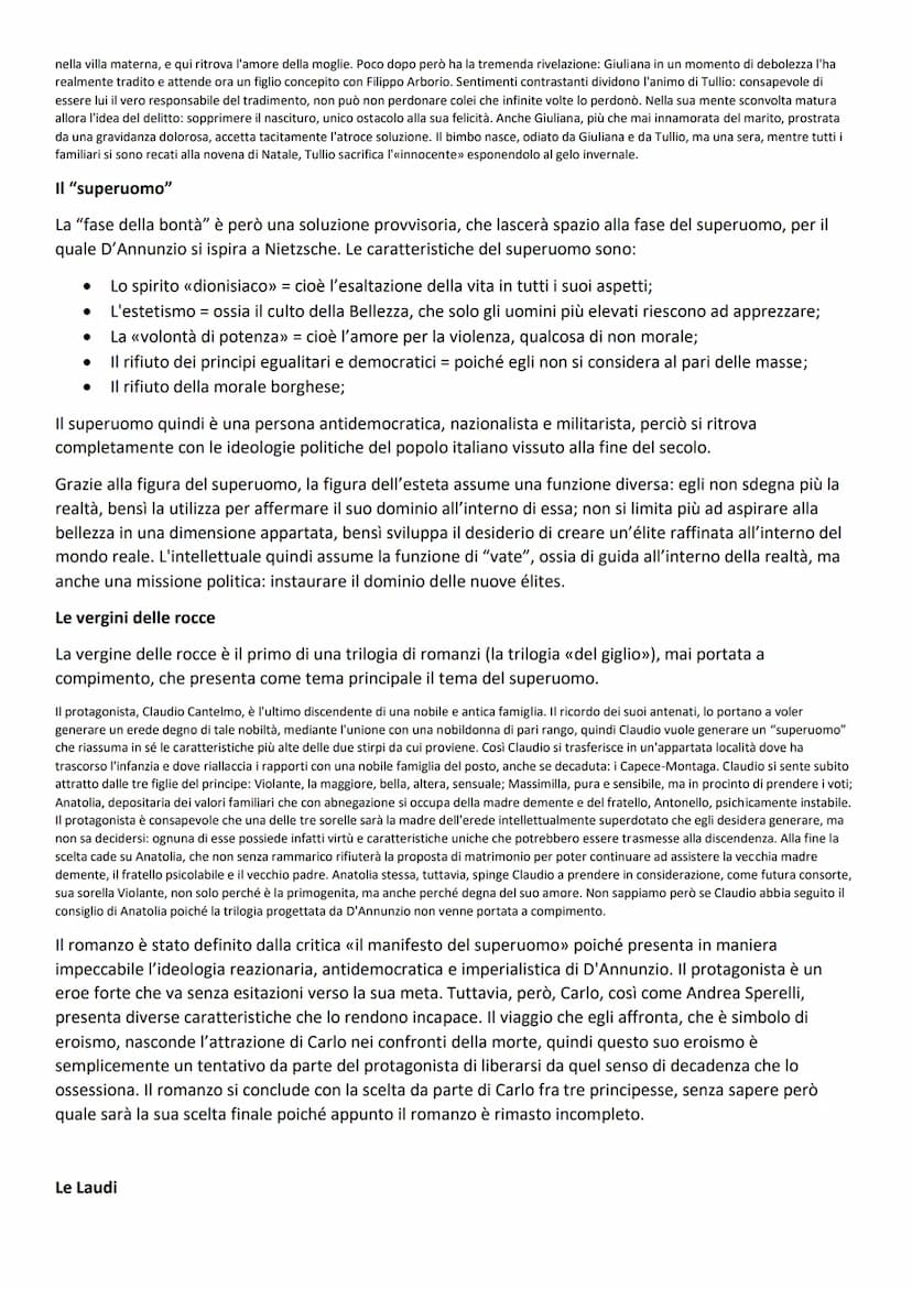 IL DECADENTISMO
Il Decadentismo fu un importante movimento culturale, sviluppatosi verso il 1870, che coinvolgeva tutti gli
ambiti della cul