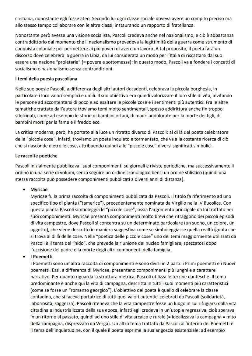 IL DECADENTISMO
Il Decadentismo fu un importante movimento culturale, sviluppatosi verso il 1870, che coinvolgeva tutti gli
ambiti della cul