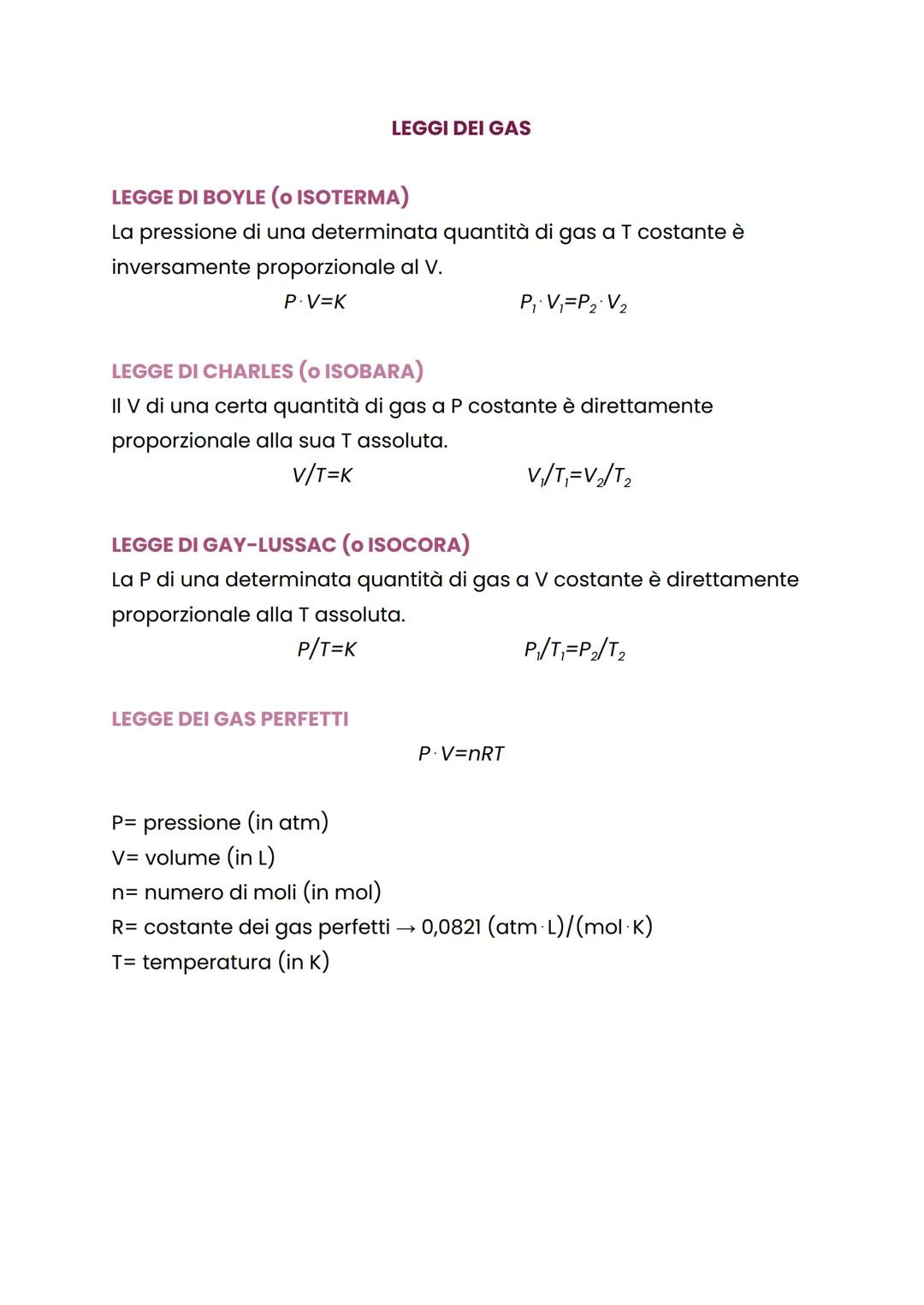 LEGGI PONDERALI
Le leggi ponderali sono leggi della chimica che si riferiscono agli
aspetti quantitativi delle masse delle sostanze che si c