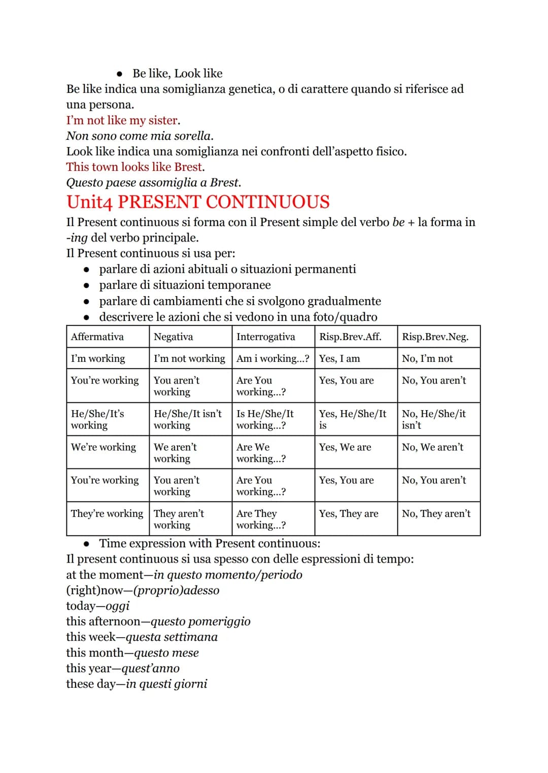 Unit3 Modal verb Can
Can, è un verbo ausiliare modale, e si usa per parlare di abilità o capacità.
Affermativa
Negativa
Interrogativa
Risp.B