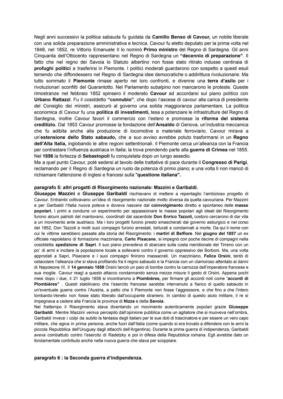 CAPITOLO 10:IL RISORGIMENTO ITALIANO
paragrafo 1: L'Italia fra il 1831 e il 1848
Con il termine 'Risorgimento' si definisce il lungo process