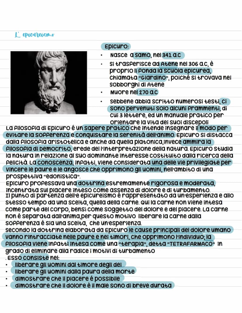 Le filosofie Ellenistiche
Il periodo Ellenistico
con il termine "Ellenistico" indichiamo il periodo della storia greca che si
sviluppa da Al