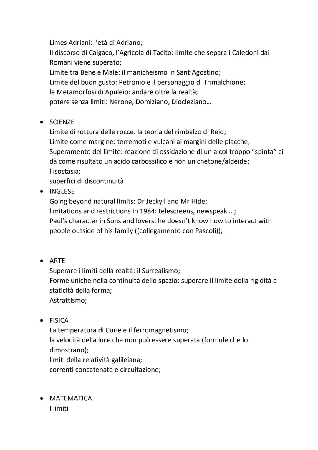 1. IL TEMPO
●
●
●
LETTERATURA ITALIANA
Italo Svevo: tempo misto ne La coscienza di Zeno;
Verga: tempo circolare e lineare nei Malavoglia;
Pi