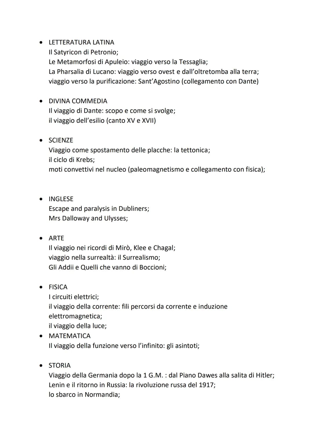 1. IL TEMPO
●
●
●
LETTERATURA ITALIANA
Italo Svevo: tempo misto ne La coscienza di Zeno;
Verga: tempo circolare e lineare nei Malavoglia;
Pi