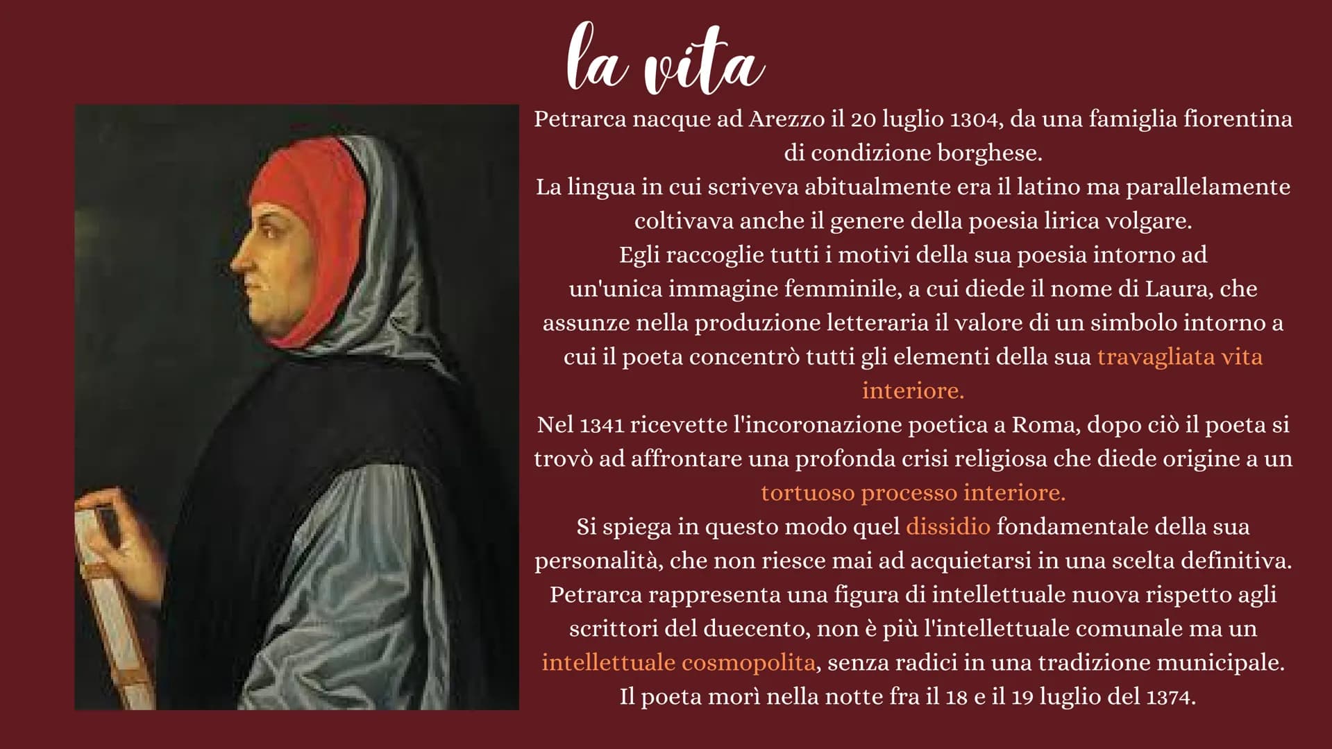 Francisco Petrarea
Di Dia Ginevra e Genna Priscilla Francisco Petrarca
Di Dia Ginevra e Genna Priscilla la vita
Petrarca nacque ad Arezzo il