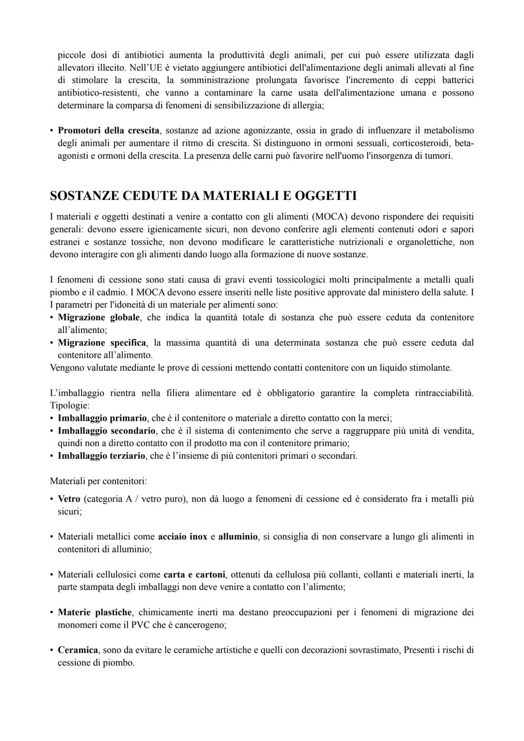 Alimentazione  Contaminazione fisico-chimica
I prodotti agroalimentari possono contenere sostanze tossiche, queste possono essere:
• Present