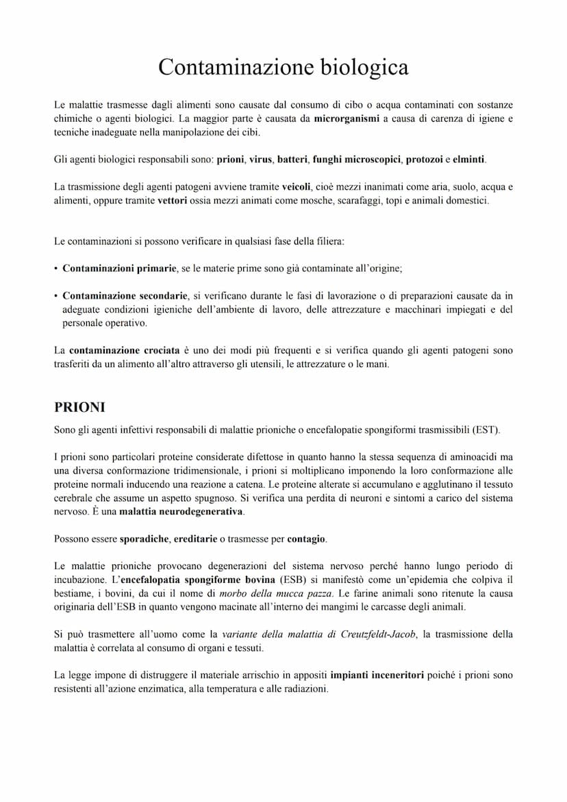 Alimentazione  Contaminazione fisico-chimica
I prodotti agroalimentari possono contenere sostanze tossiche, queste possono essere:
• Present
