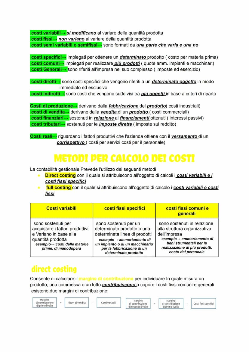 ELEMENTI SISTEMA INFORMATIVO
DIREZIONALE
Il sistema informativo deve Fornire agli organi aziendali le informazioni necessarie per
verificare