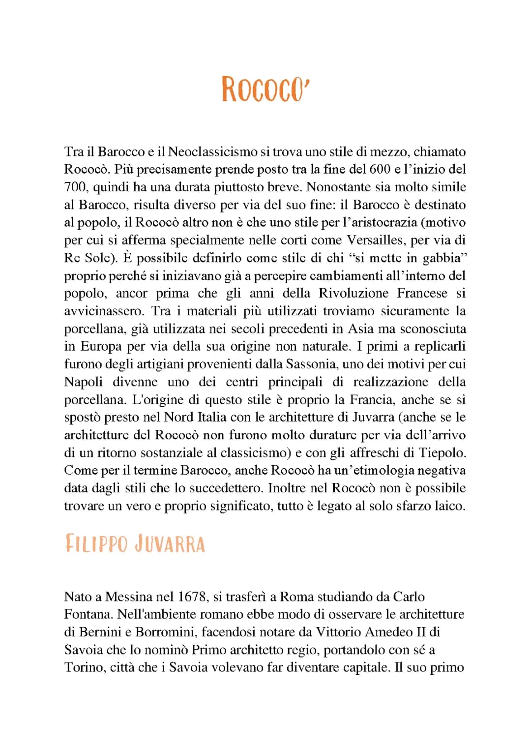 Rococò: Caratteristiche, Riassunto e Architettura in Italia