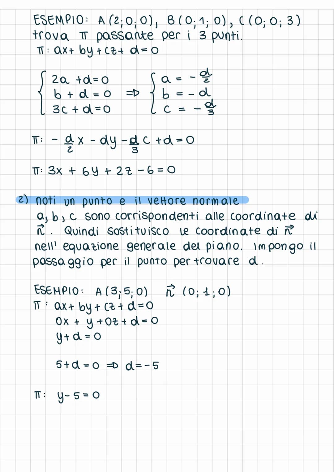 A
geometria s
analitica
COORDINATE CARTESIANE NELLO SPAZIO
Un punto e' dato da una terna ordinata di numeri che
rappresentano le coordinate 