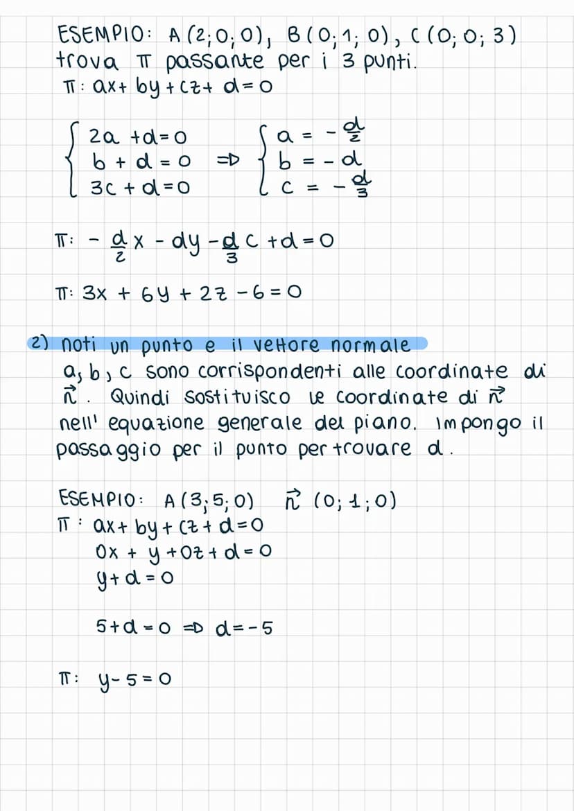 A
geometria s
analitica
COORDINATE CARTESIANE NELLO SPAZIO
Un punto e' dato da una terna ordinata di numeri che
rappresentano le coordinate 