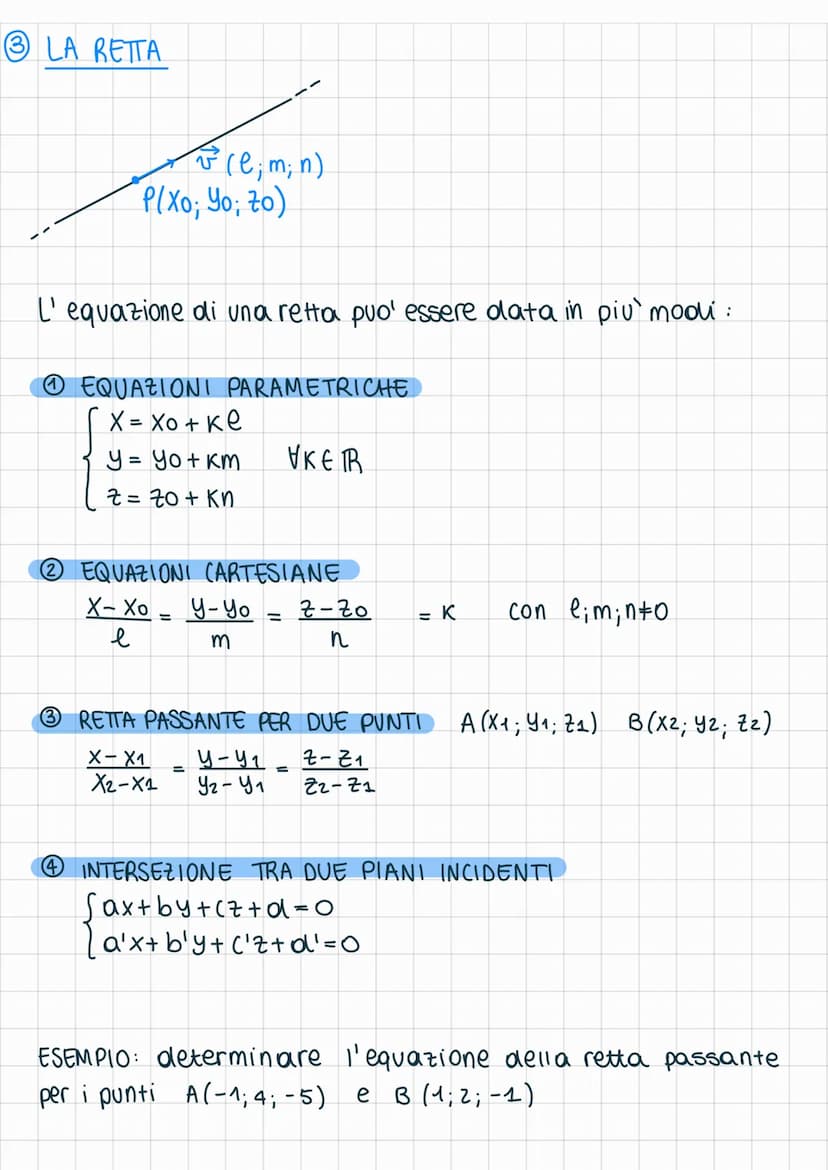 A
geometria s
analitica
COORDINATE CARTESIANE NELLO SPAZIO
Un punto e' dato da una terna ordinata di numeri che
rappresentano le coordinate 